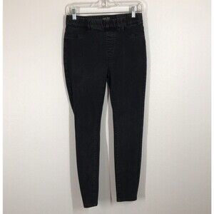 Judy Blue Women's Pull On Skinny Jeans Size 5/27 Black Stretch Mid Rise JB88263